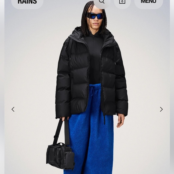 NWT Rains Alta Puffer Jacket - Womens XS - Picture 4 of 10